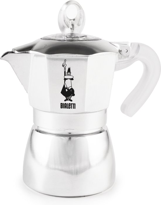 Bialetti Dama percolator 3-kops RVS elegant design review inductie compact
