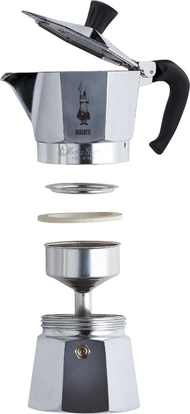 Bialetti Moka Express Percolator 1 Kops Aluminium